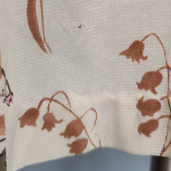 Vintage 70's long sleeve floral button up Dress - Picture 10 of 10